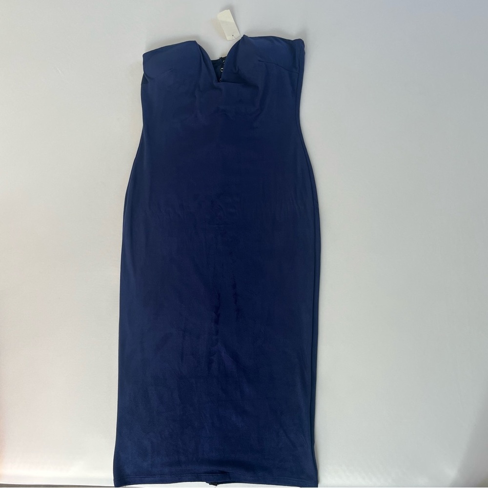 Strapless Hourglass Midi Dress